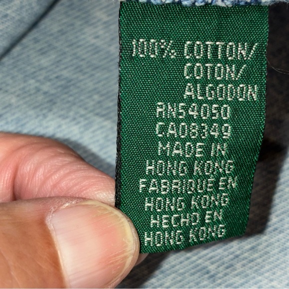 Lauren Ralph Lauren Petite Denim Chore Barn Jacket Small Vintage 80’s 90’s - Picture 10 of 12